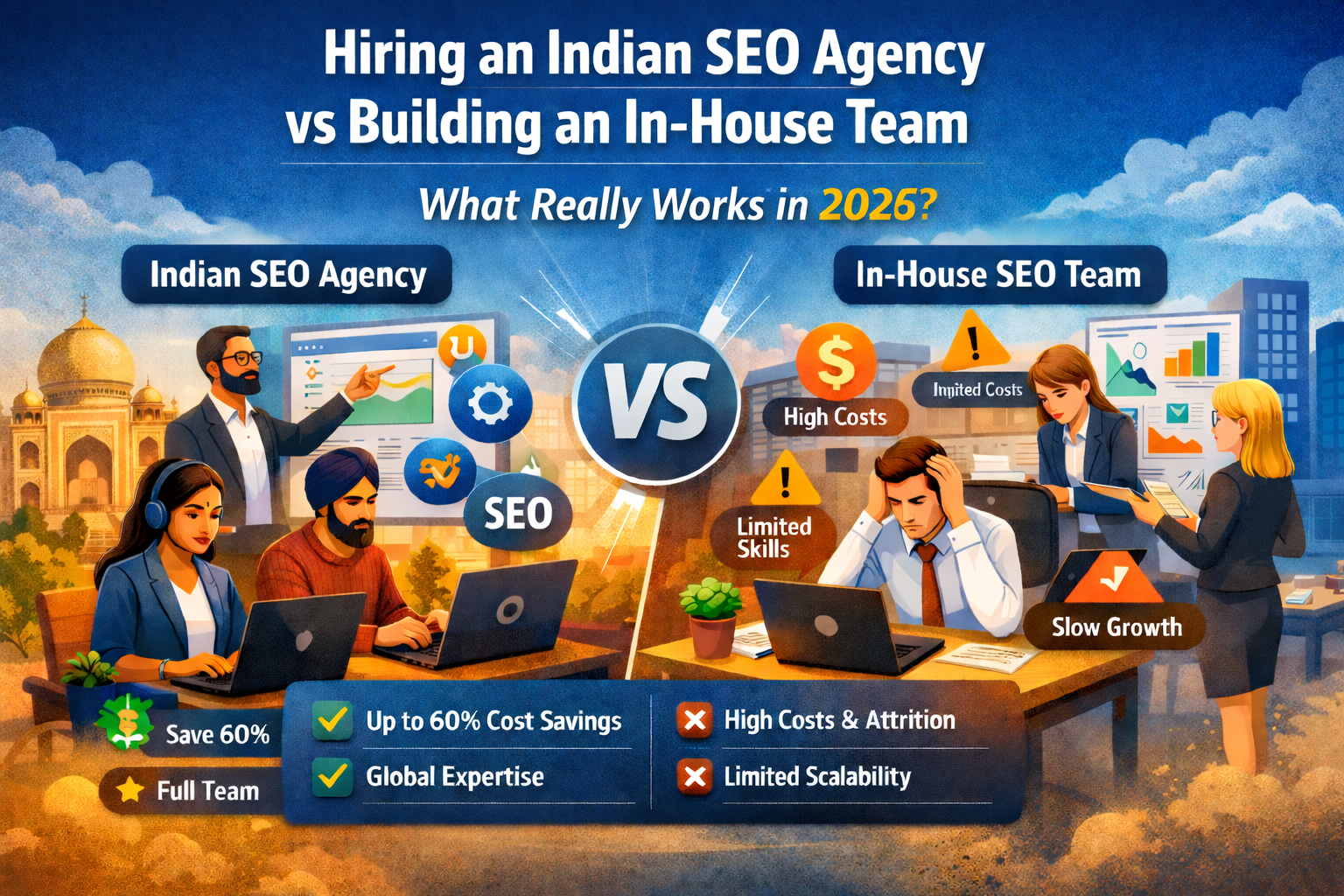 In-House SEO vs Indian SEO Agency: Which Is Better in 2026